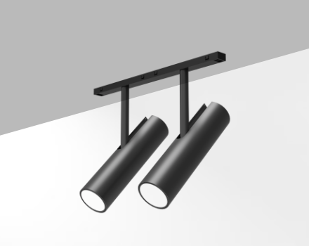 GL015-7 5W/7W Black Magnetic Spotlight