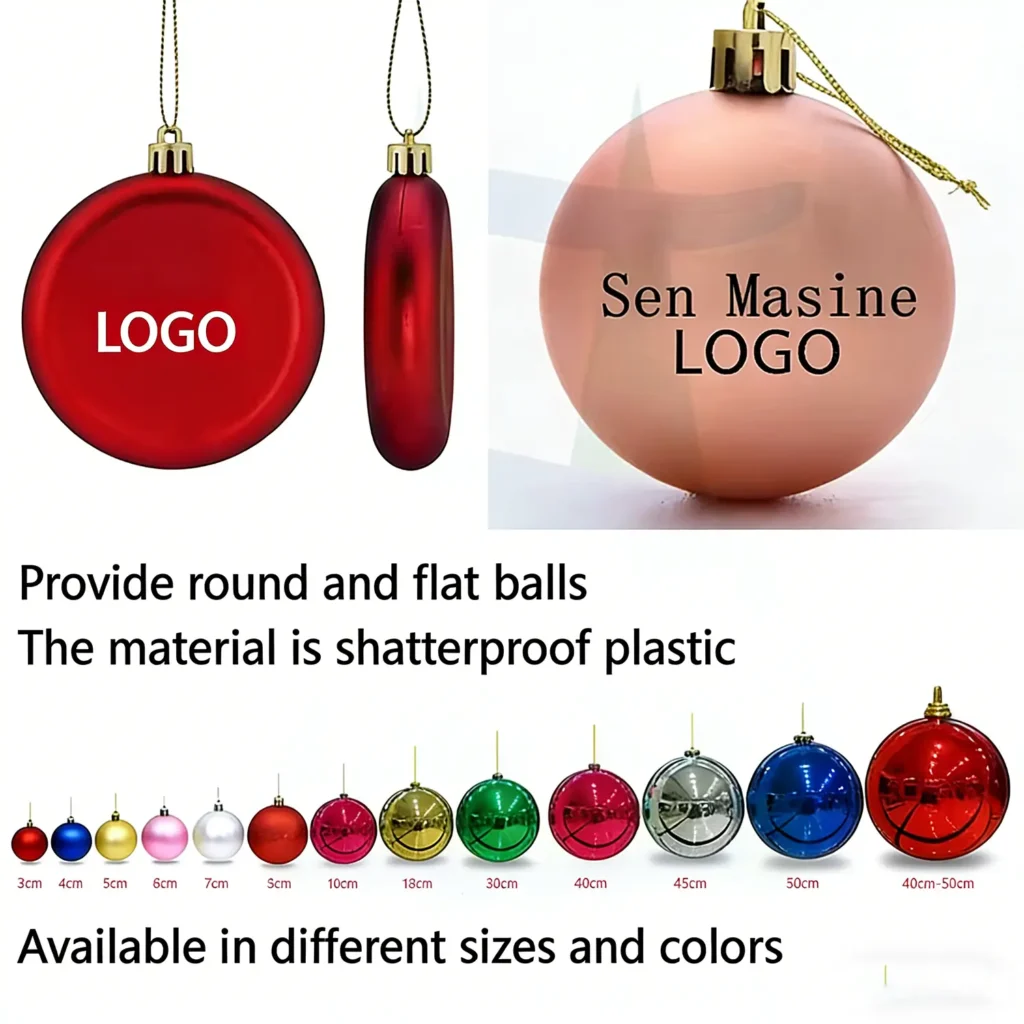 How to Choose the Ideal Christmas Logo Ball for multiple Holiday Decoration?