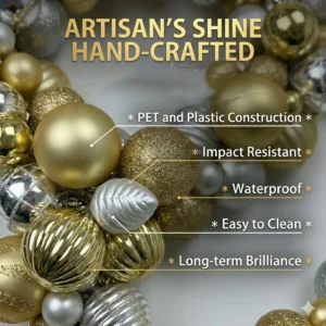 christmas ball garland