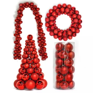 Custom 33cm Baubles Personalized Christmas ball wreath Ornament