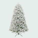 Flocked Christmas Tree
