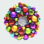 Christmas ball Wreath