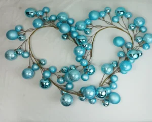 blue Christmas Ball garland