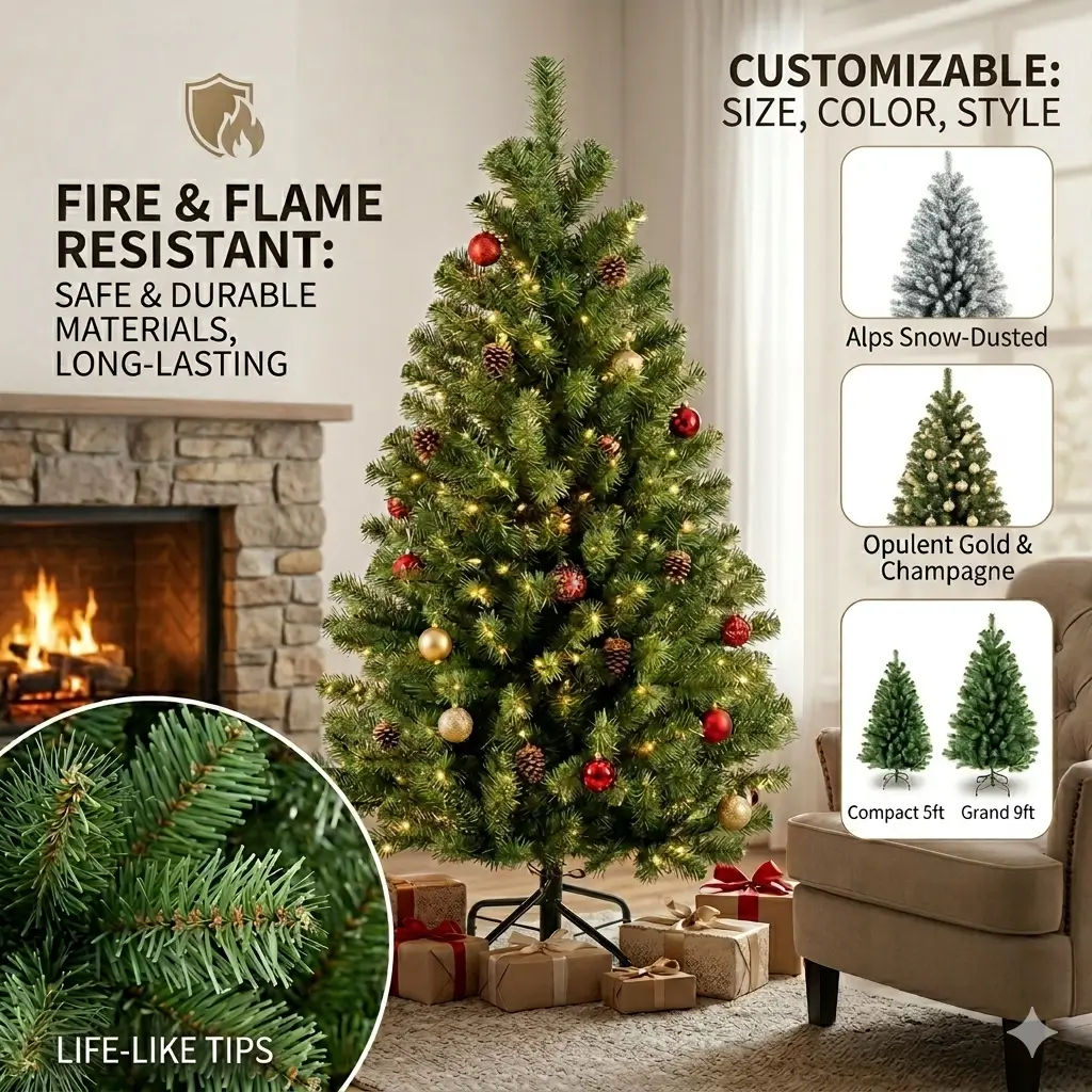 2026 Artificial Christmas Tree Decoration Trends: B2B Buyer’s Guide