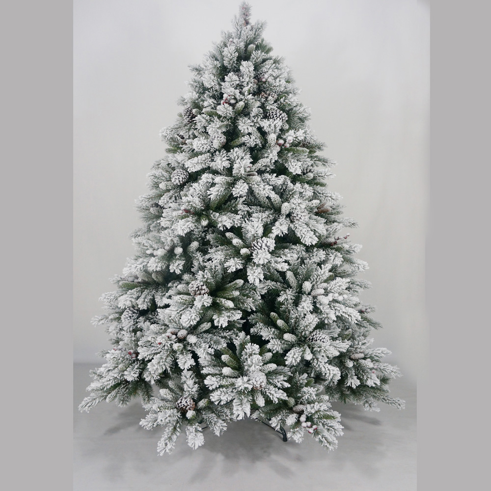 9ft Flocked Christmas Tree: Best Choice for Commercial Displays