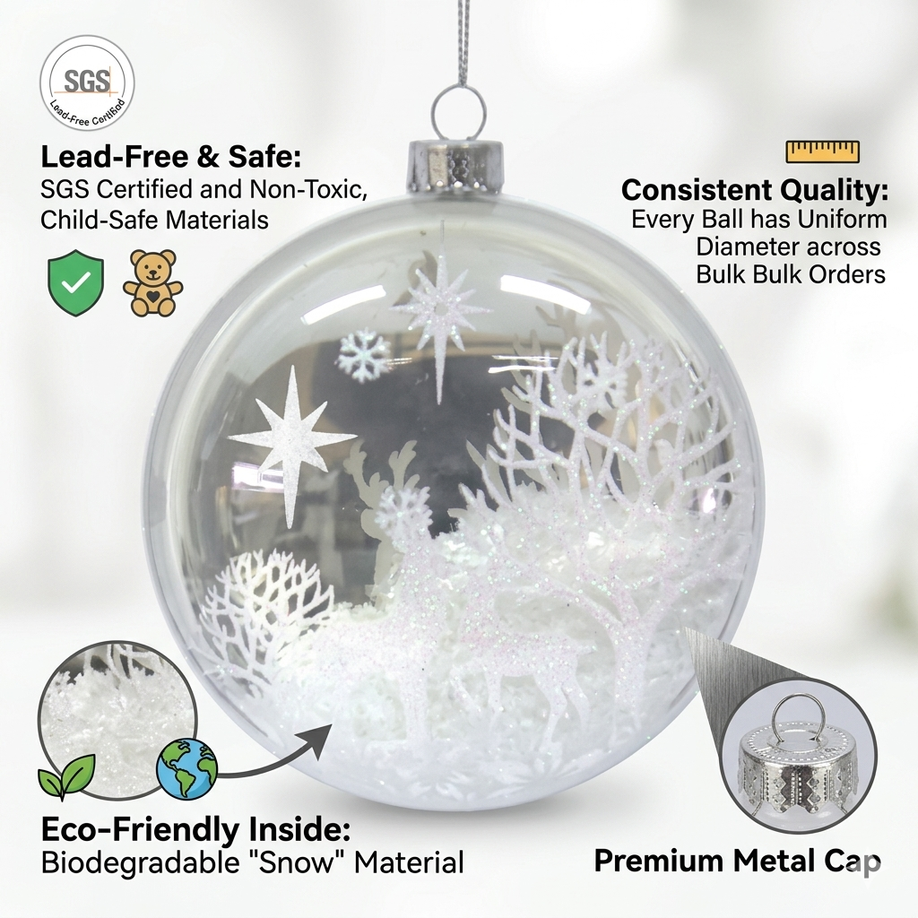 Custom Glass Christmas baubles Ornaments with Logo: The Definitive Guide to Design, Production & Logistics