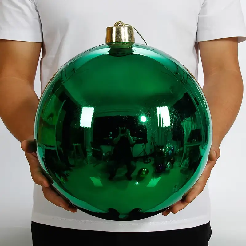 Large Plastic Christmas Ball Ornaments for Hanging Shopping Mall