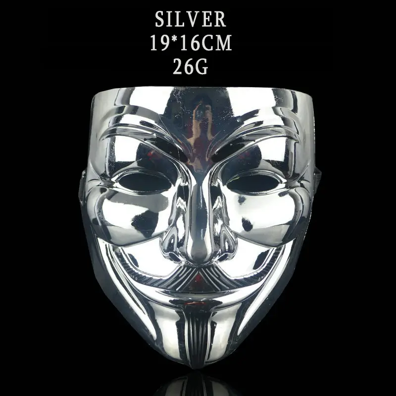 shiny halloween face mask