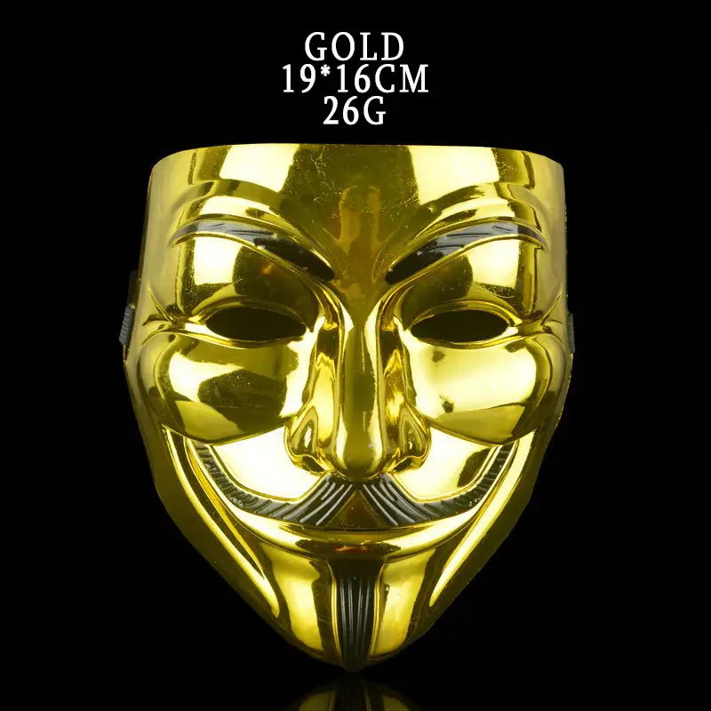 gold masquerade face mask