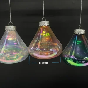 Vintage Electroplated PET Christmas Baubles – Unique Shape Christmas Tree Decor – Factory Direct Wholesale