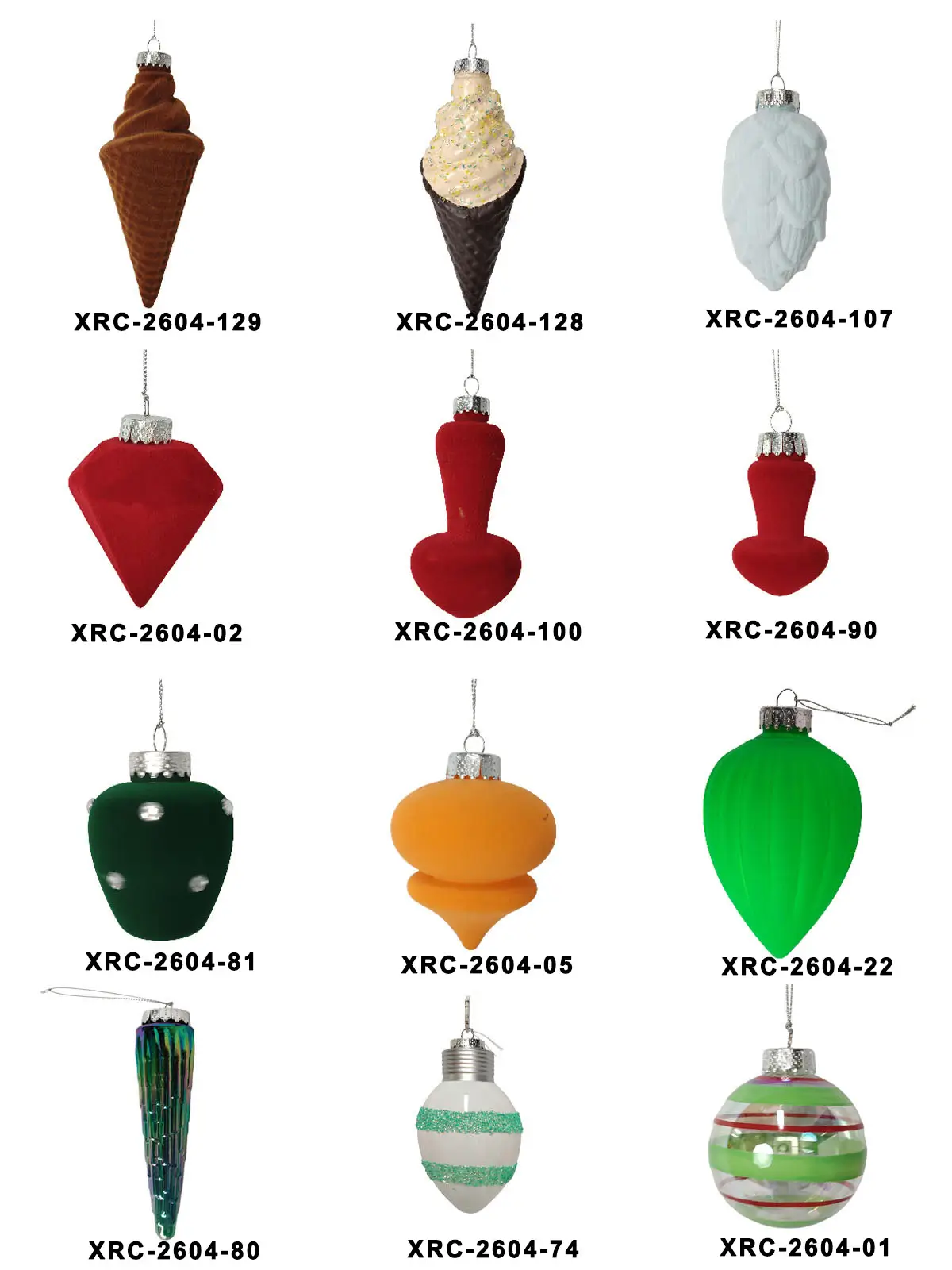 flocked velvet ball ornaments
