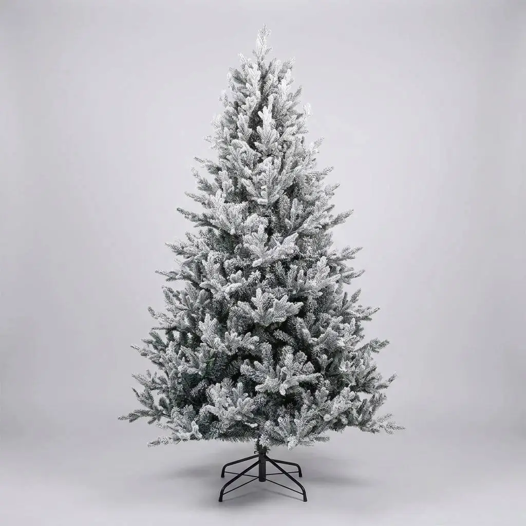 7.5ft Flocked Christmas Tree – Wholesale Supply for Retailers and Importers
