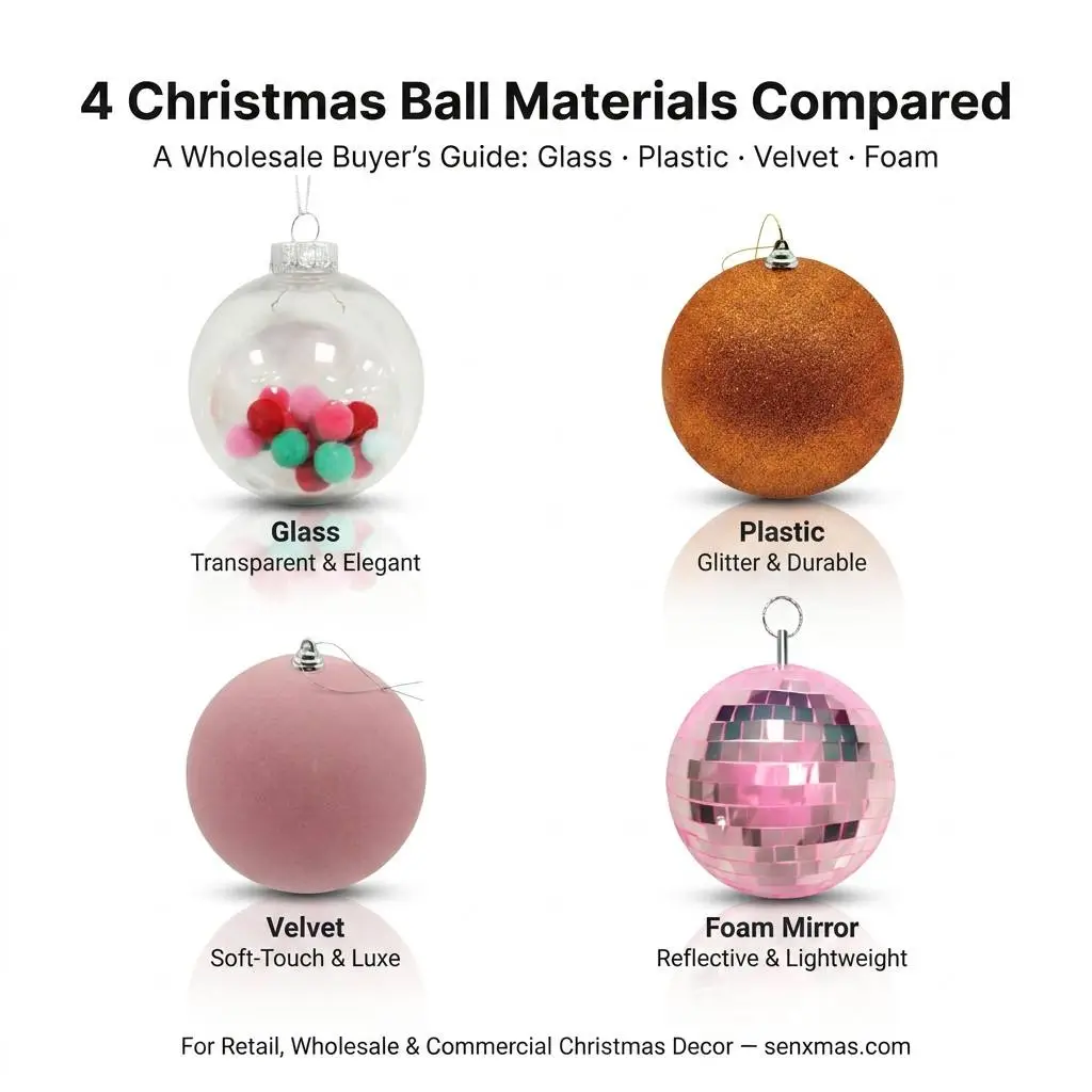 Plastic vs Glass vs Foam vs Velvet Christmas Ball Ornaments: The Ultimate Comparison