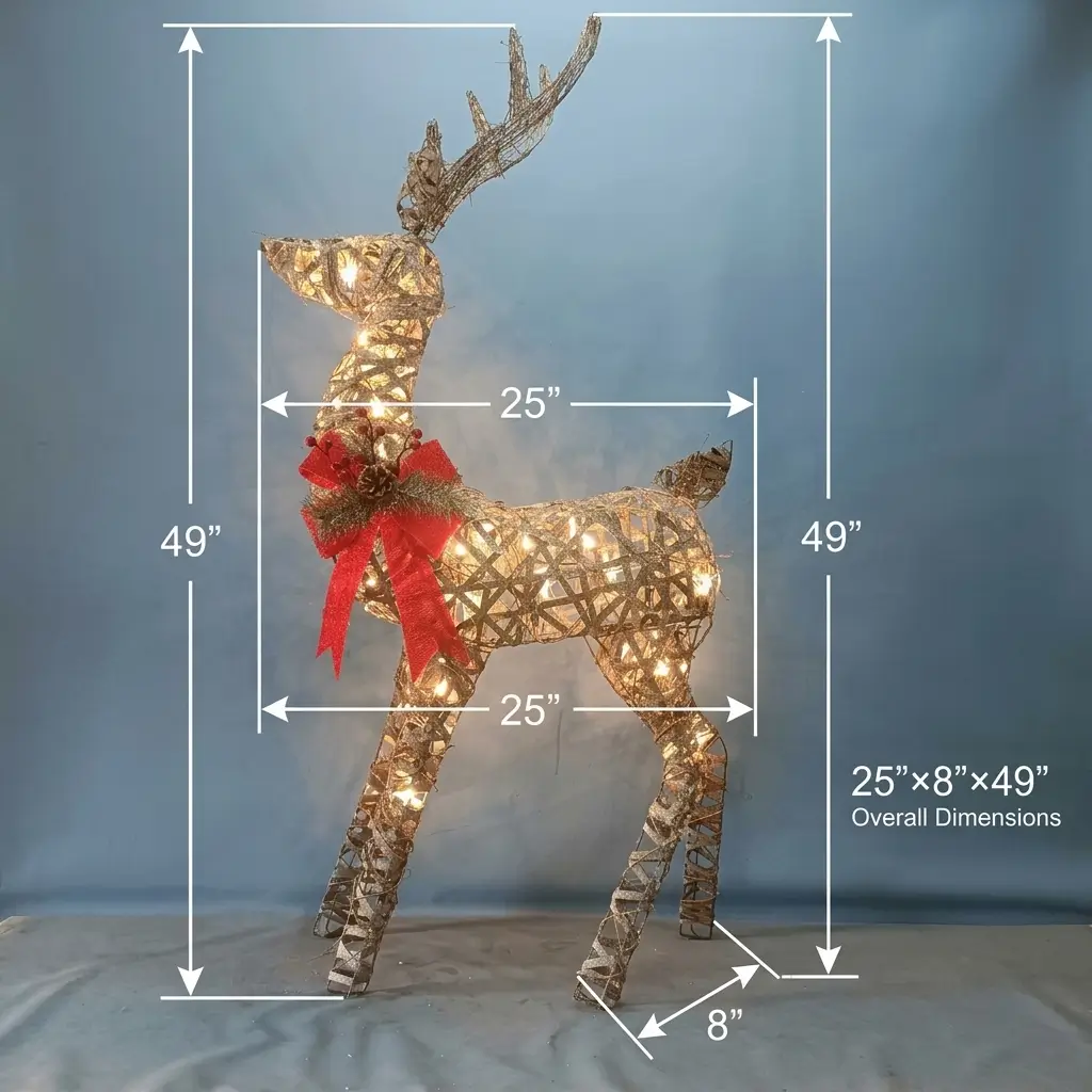 decorative christmas reindeer
