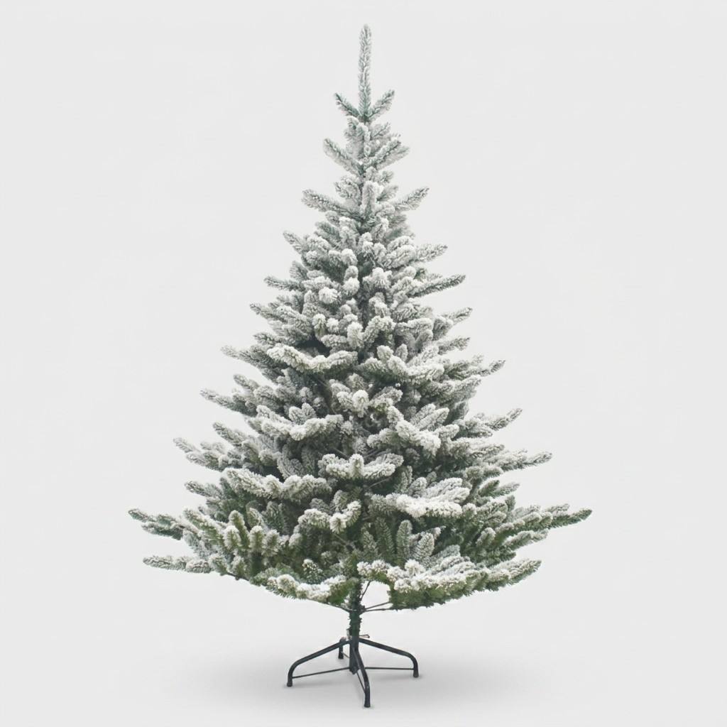 6ft Snow Flocked Christmas Tree pre lit Wholesale Supply for Retailers and Importers