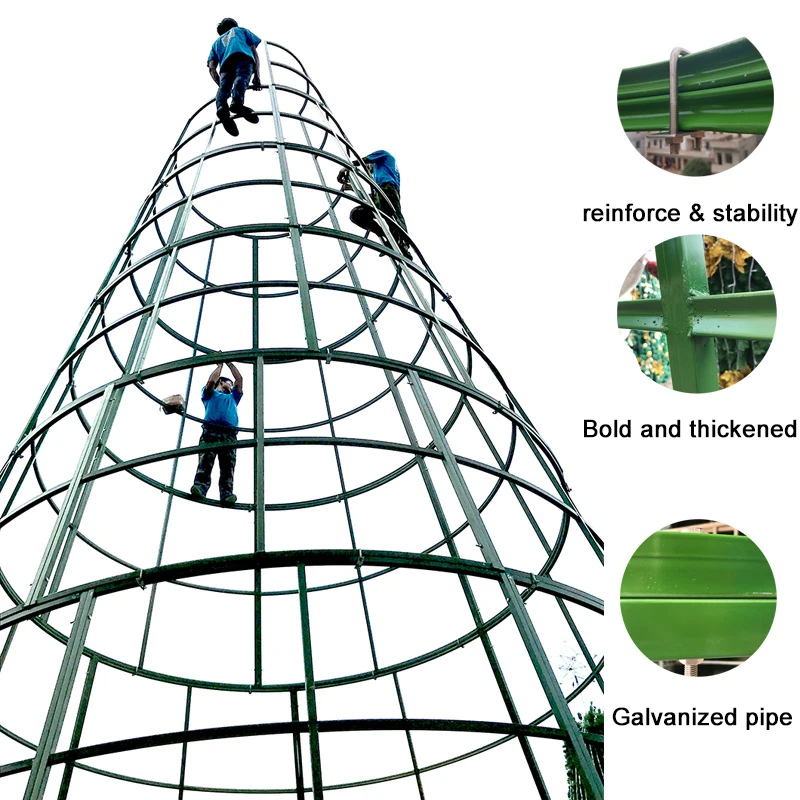 Custom Christmas Trees large outdoor holiday festival decoration big xmas tree for Commercial shopping mall decor