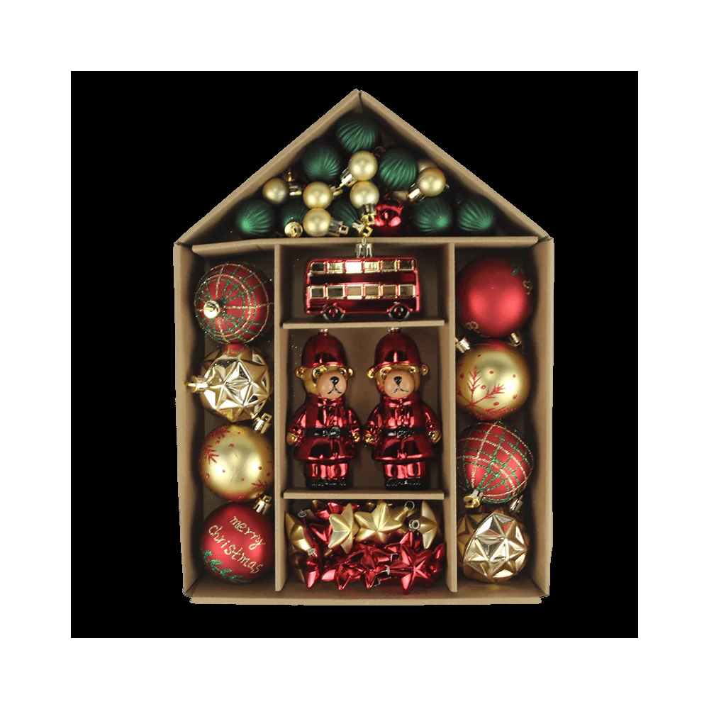 Christmas Ornaments Set – Baubles Ball Car Bear Soldier Xmas Tree Hanging Decoration Wholesale