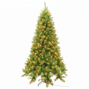 9ft Pre-lit Slim Pine christmas tree