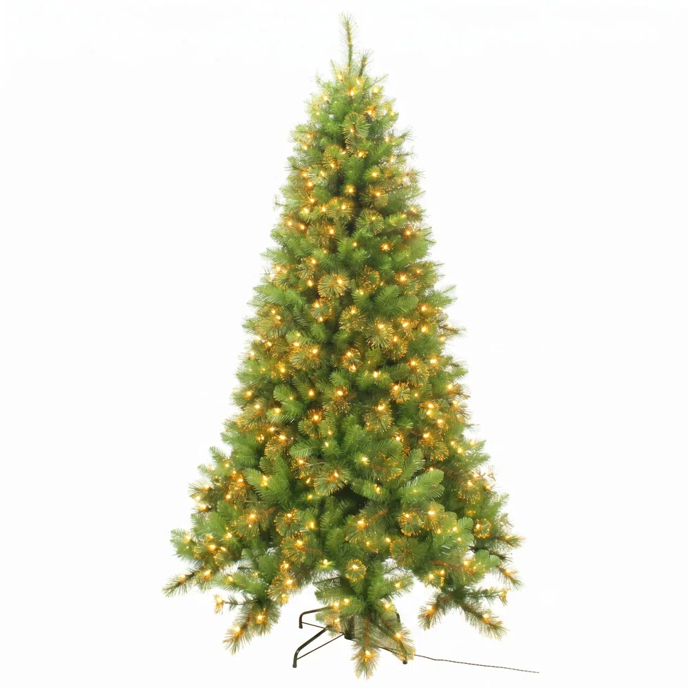 9ft Pre-lit Slim Pine Quick-Set Artificial Christmas Tree – Wholesale Supply for Retailers and Importers