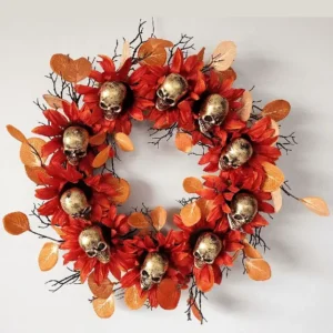 autumn halloween wreath