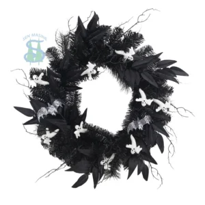 halloween ghost wreath