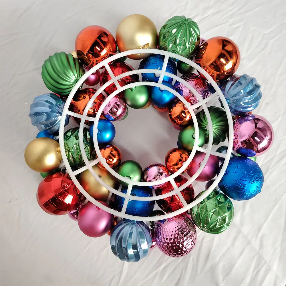 christmas balls wreath back