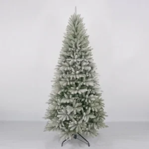 6ft white snow flocked christmas tree​ for indoor outdoor decoration